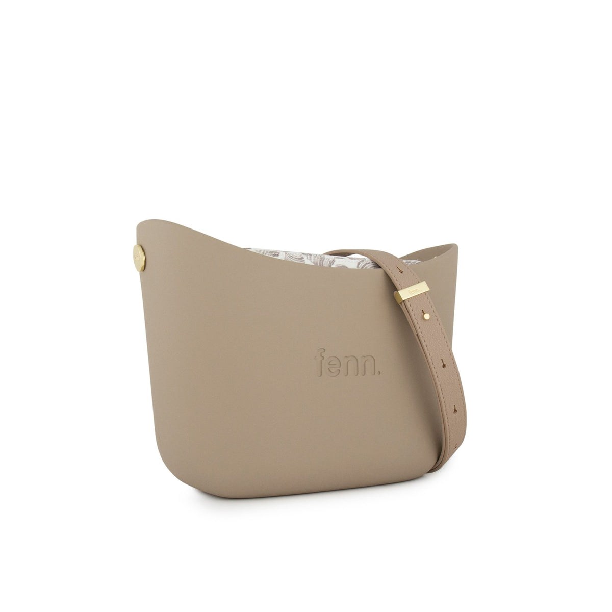 Fenn Original Everyday Messenger Bag With Adjustable Faux Leather Strap-Stone 024-026