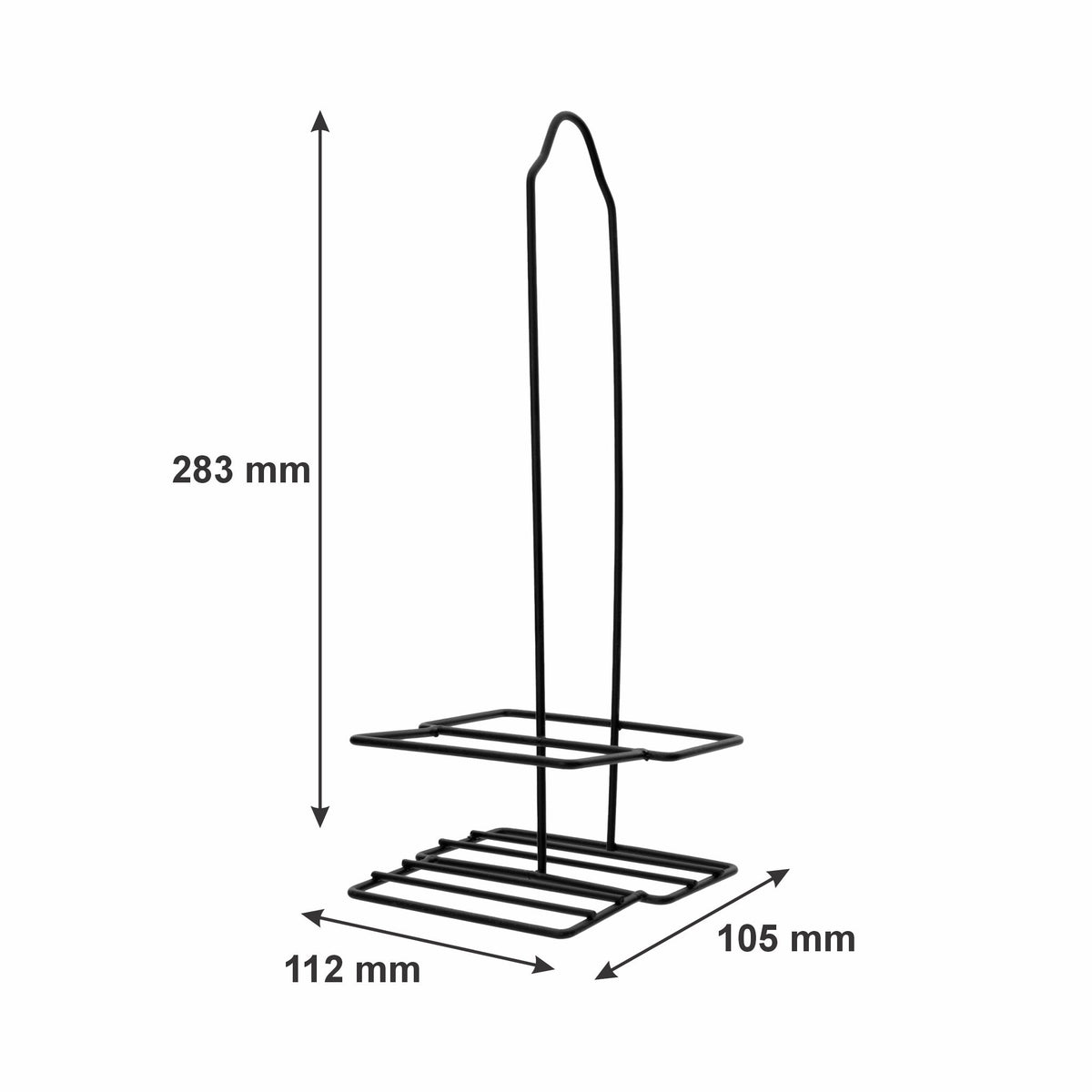 Regent Glass Black And White Condiments In A Caddy 5pk Set, 250ml L 85ml 27140