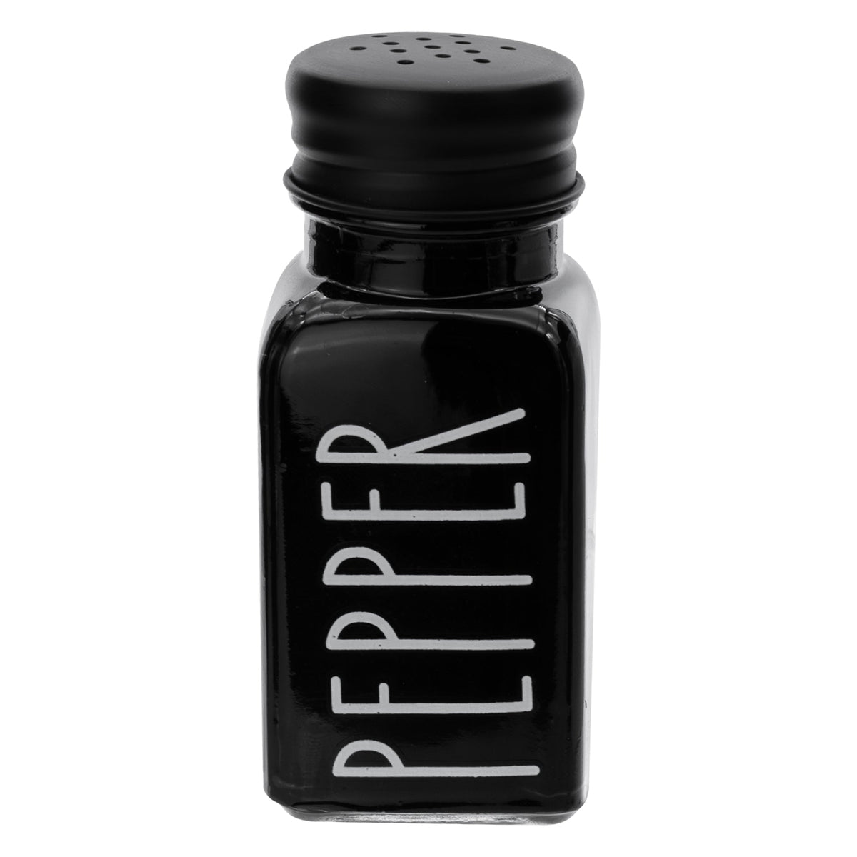 Regent Glass Black And White Condiments In A Caddy 5pk Set, 250ml L 85ml 27140