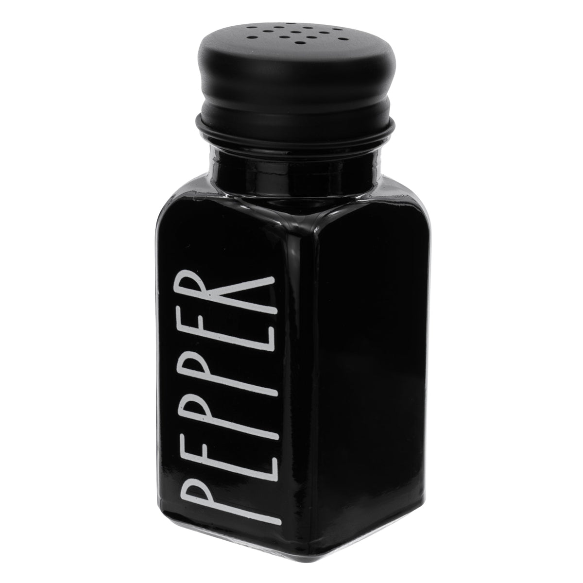 Regent Glass Black And White Condiments In A Caddy 5pk Set, 250ml L 85ml 27140