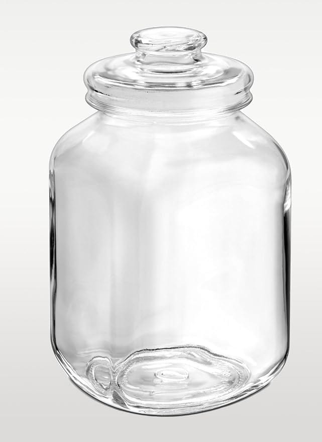 BORGONOVO CRYSTAL GLASS Borgonovo Jar Country 3100ml with Glass Lid 17214050 (7755313184857)