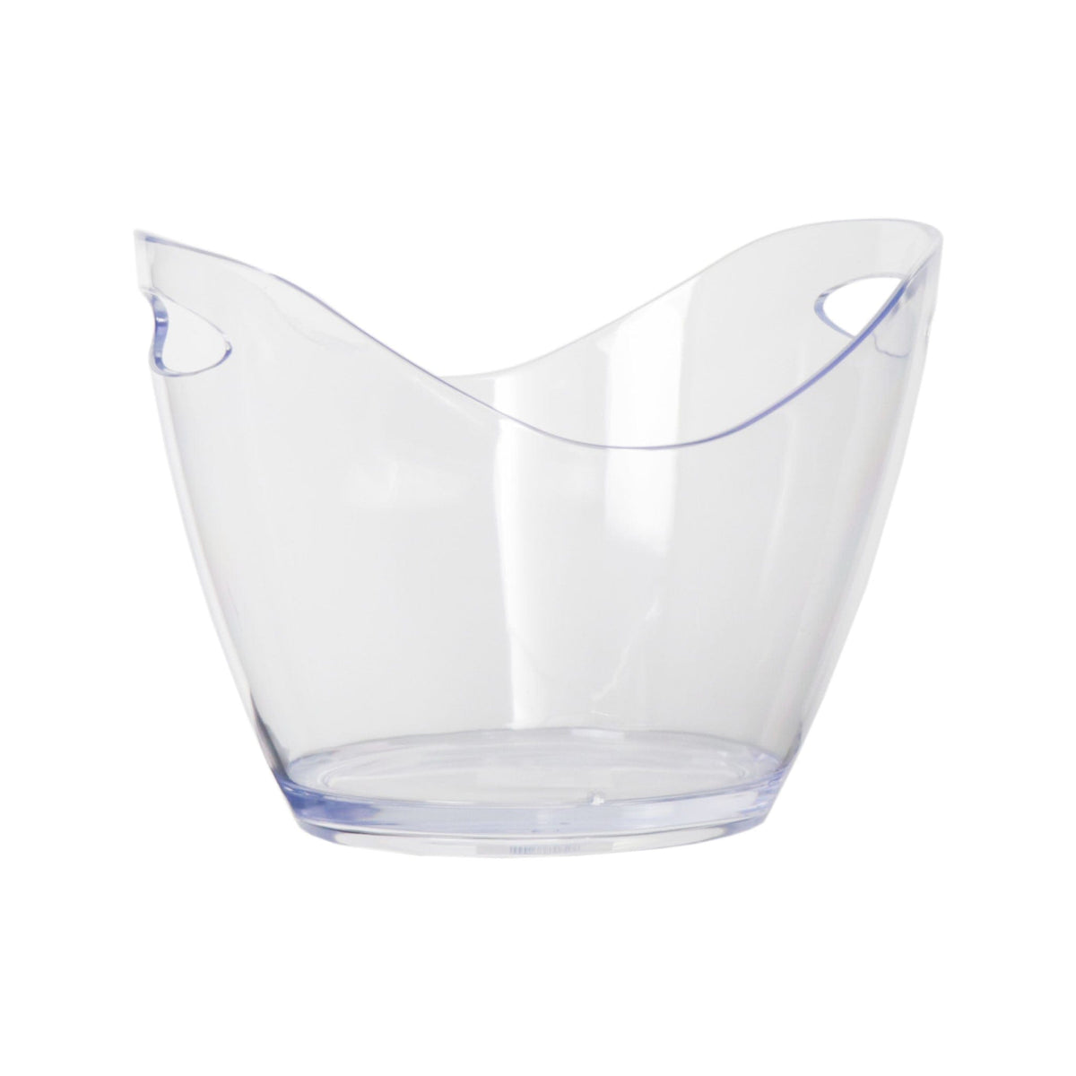 Regent ICE BUCKET Regent Bar Butler Wine Bucket Oval Clear Plastic 4 Litre 73144 (7099312570457)