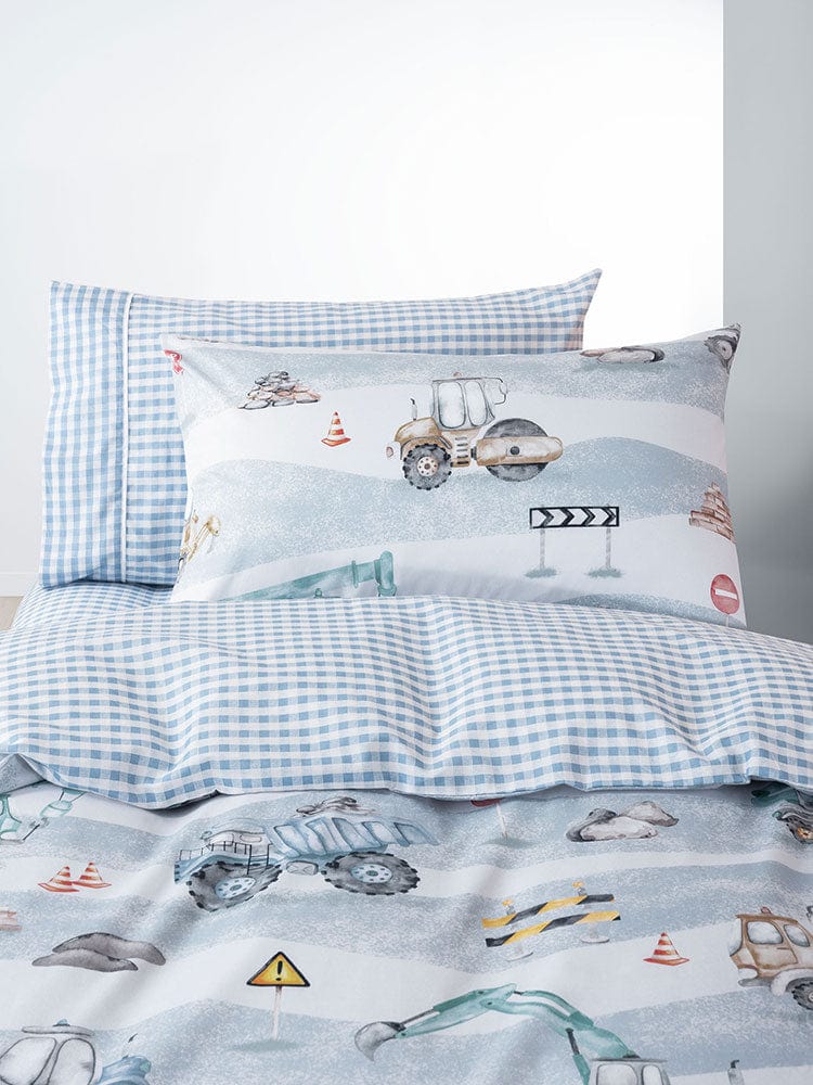 Linen House Duvet Cover Linen House Heavy Machinery Duvet Cover Set (7528844394585)