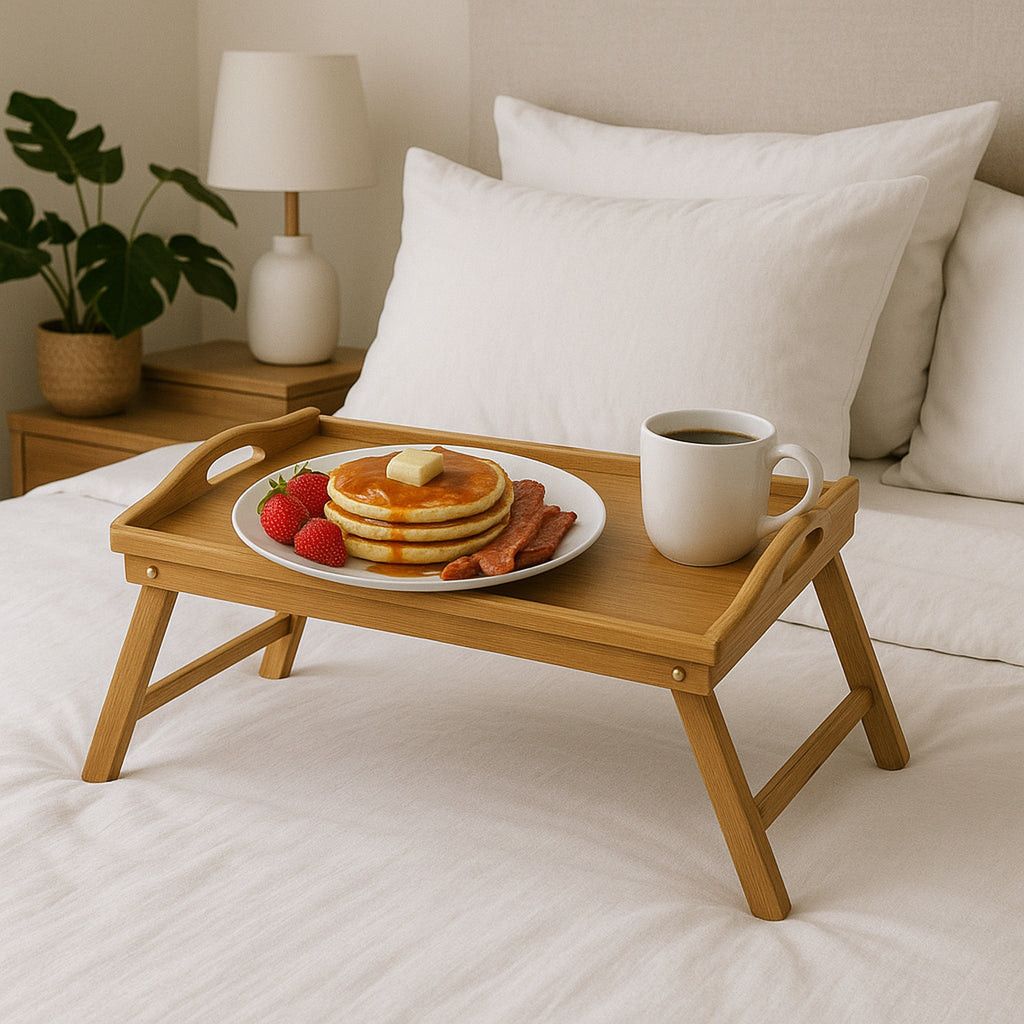 Regent Bamboo Bed Tray With Foldable Legs 30189.