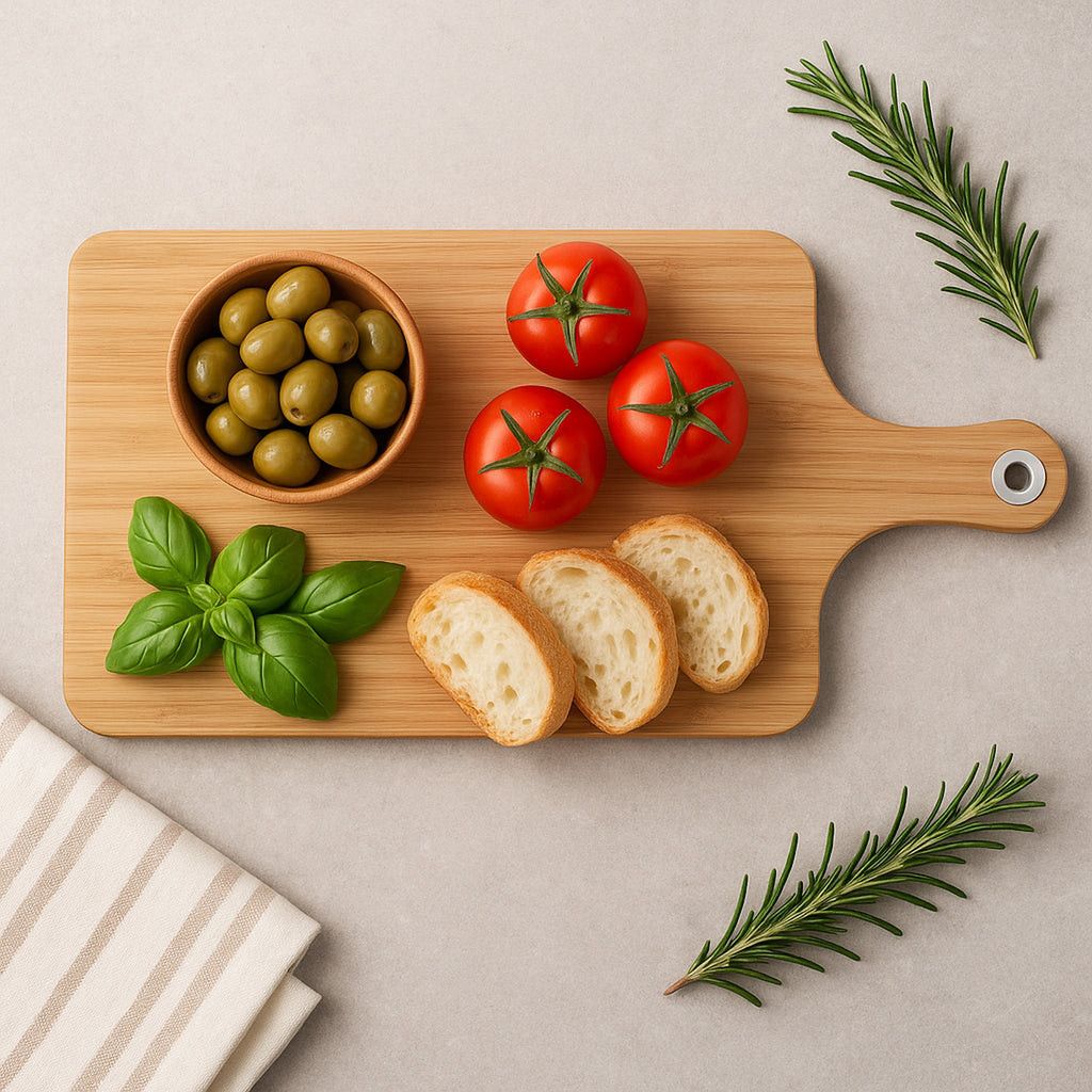 Regent Bamboo Paddle Cutting Board 460x220x15mm 30197.