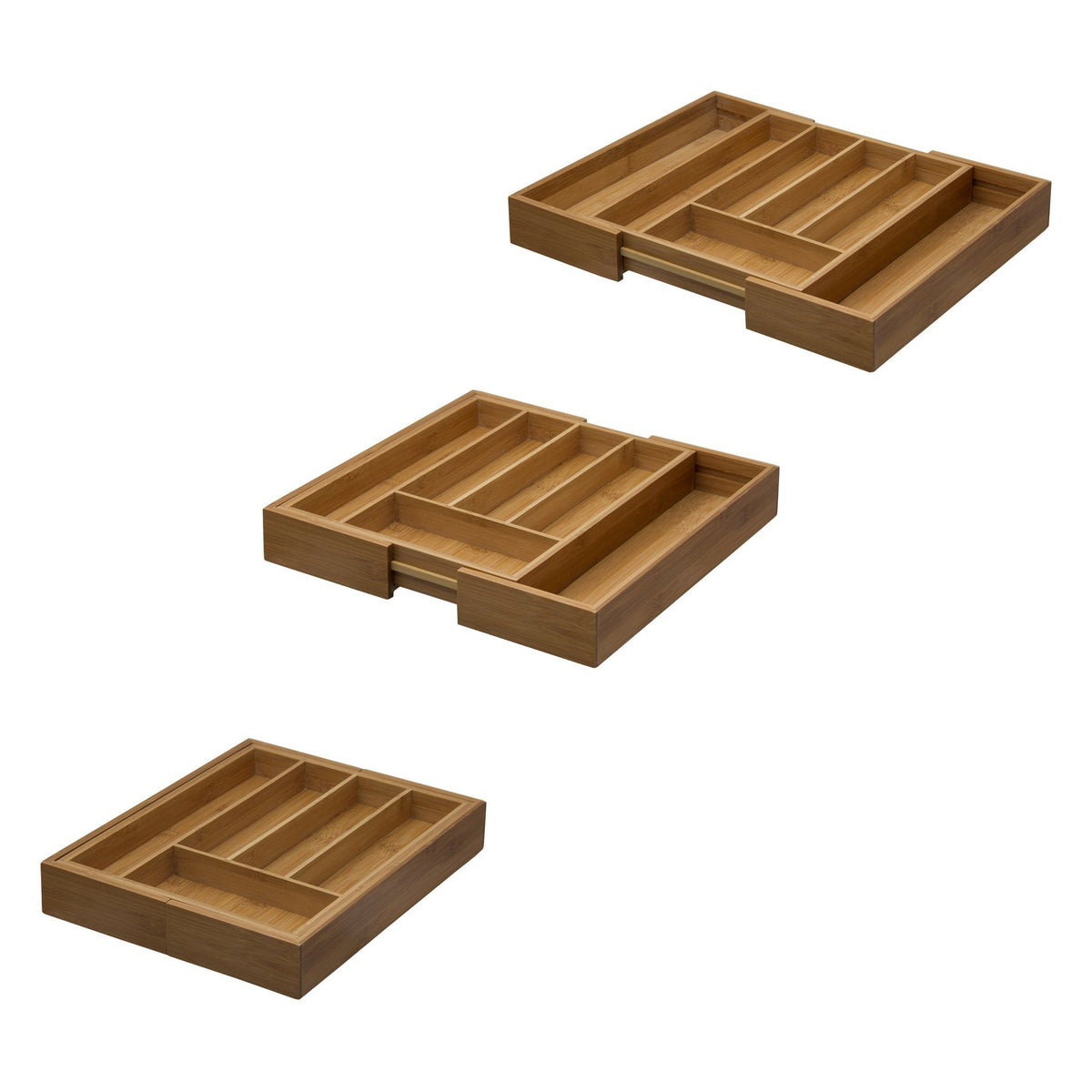 Regent Bamboo Expandable Cutlery Tray 400/260x320mm 30209.