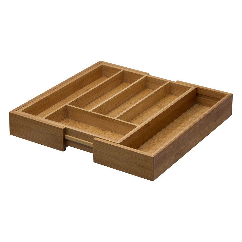 Regent Bamboo Expandable Cutlery Tray 400/260x320mm 30209.