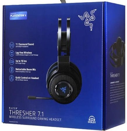 Razer - Gaming Tech Razer - Thresher 7.1 Wireless Gaming Headset, 7.1 Surround Sound with Retractable Microphone (PS4) (2061829832793)