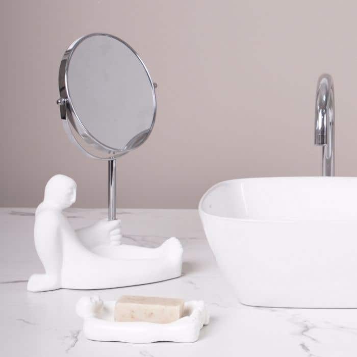 Carrol Boyes Serviette Holder Carrol Boyes Vanity Mirror Enigma 1RVMI-ENI (7524640686169)