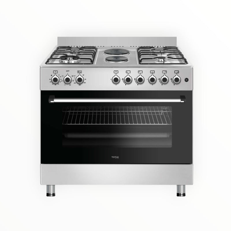 Totai 90cm Stainless Steel 4 Burner Electric Oven Stove 03/T900GE