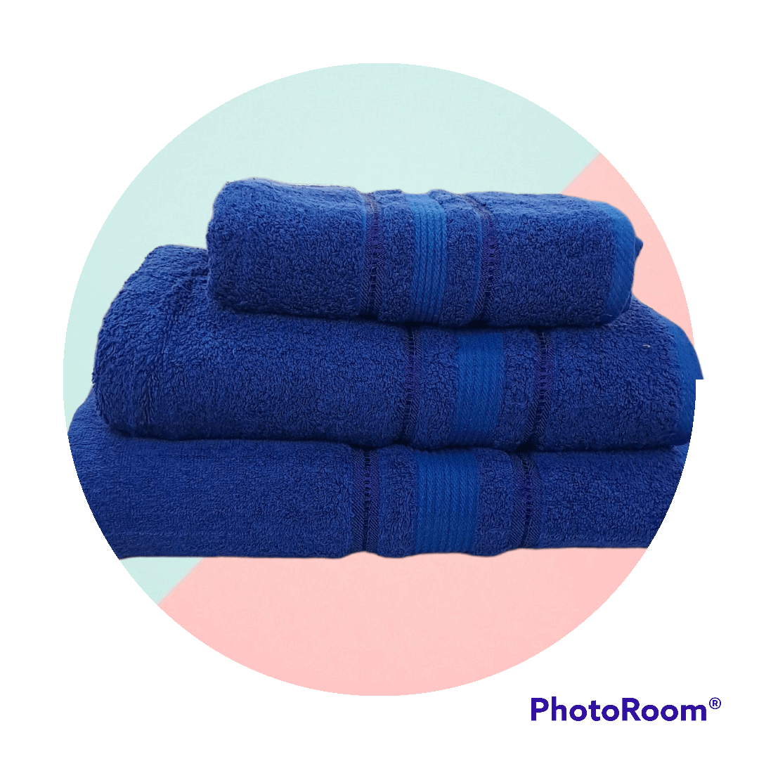 One Homechoice TOWEL Pure 100% Cotton Towels Royal Blue (7235617783897)