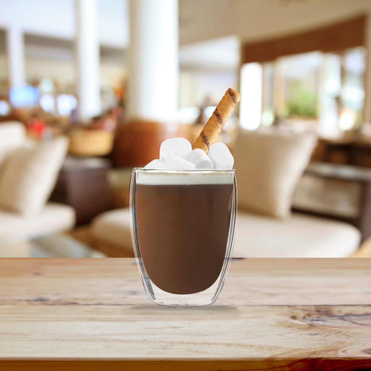 Consol Roma Double Wall Borosilicate Glass Tumbler 350ml Set Of 2