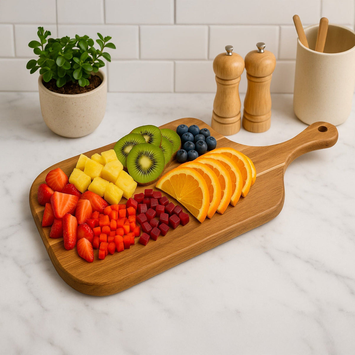 Regent Acacia Wood Paddle Serving Board, 470x200mm 41814.