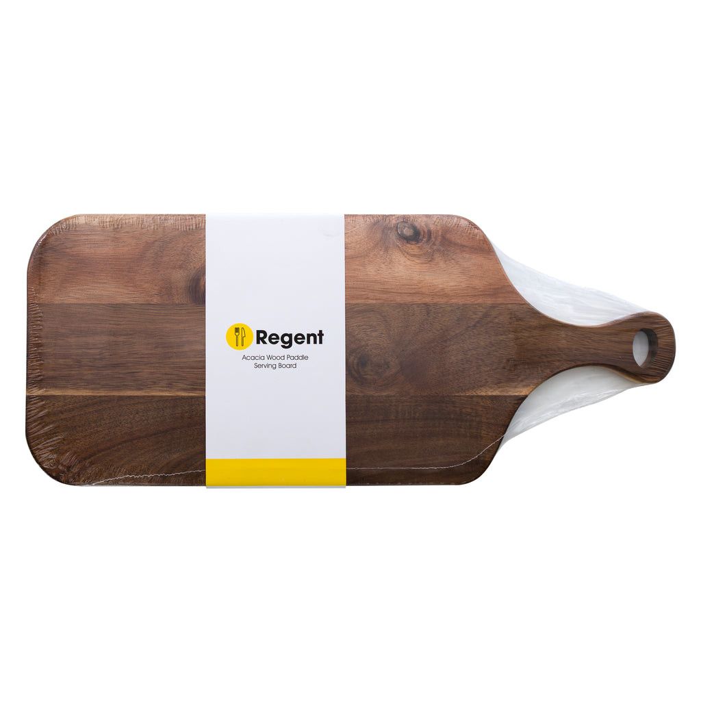 Regent Acacia Wood Paddle Serving Board, 470x200mm 41814.