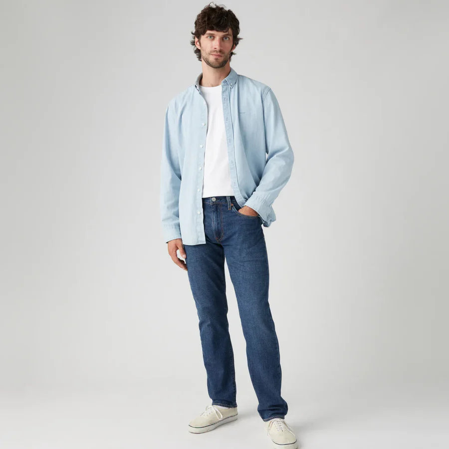 Levi's Men'S 502 Taper Jeans Med Indigo Worn In 295071636