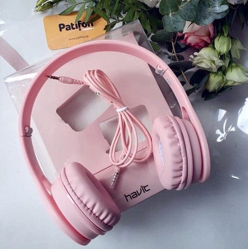 HAVIT Headset+Mic Havit Headset H2262DPK Headphone With MIC - Pink (6574079180889)