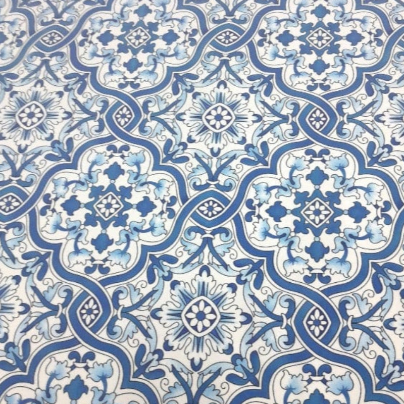 MH JOOSUB Printed Mini Matt Blue Printed Mini Matt 6890 Design 13 Collection 140 cm (7771278114905)