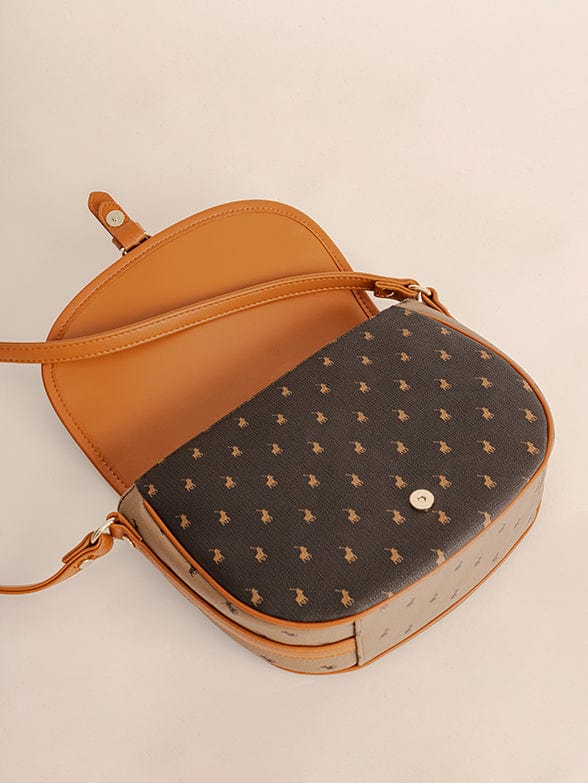 Polo Ladies Handbags Polo Peninsula Saddle Crossbody (7775266340953)