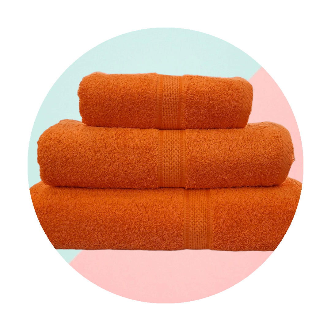 Glodina TOWEL Glodina Royal Shield Towel Orange 485GSM (7006198038617)