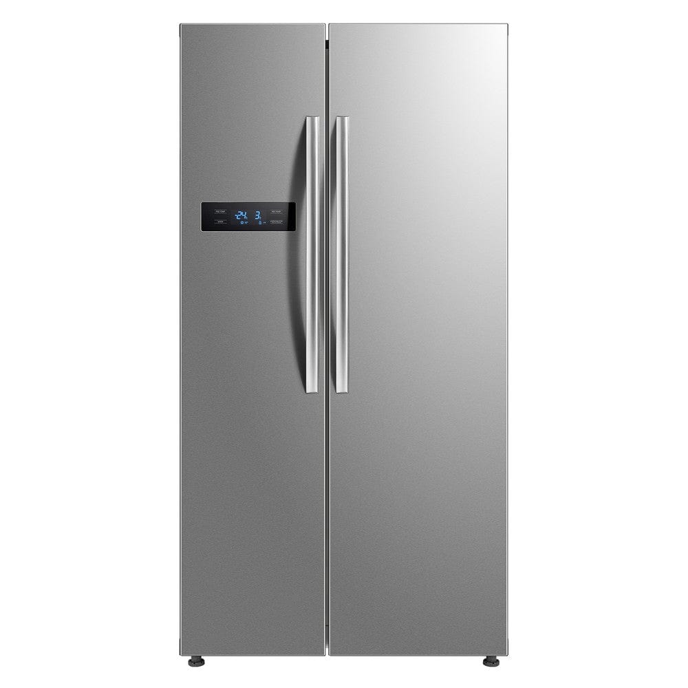 MHC World Promotions Midea HC-689WEN (ESN) Side by Side Fridge stainless steel (2061747945561)