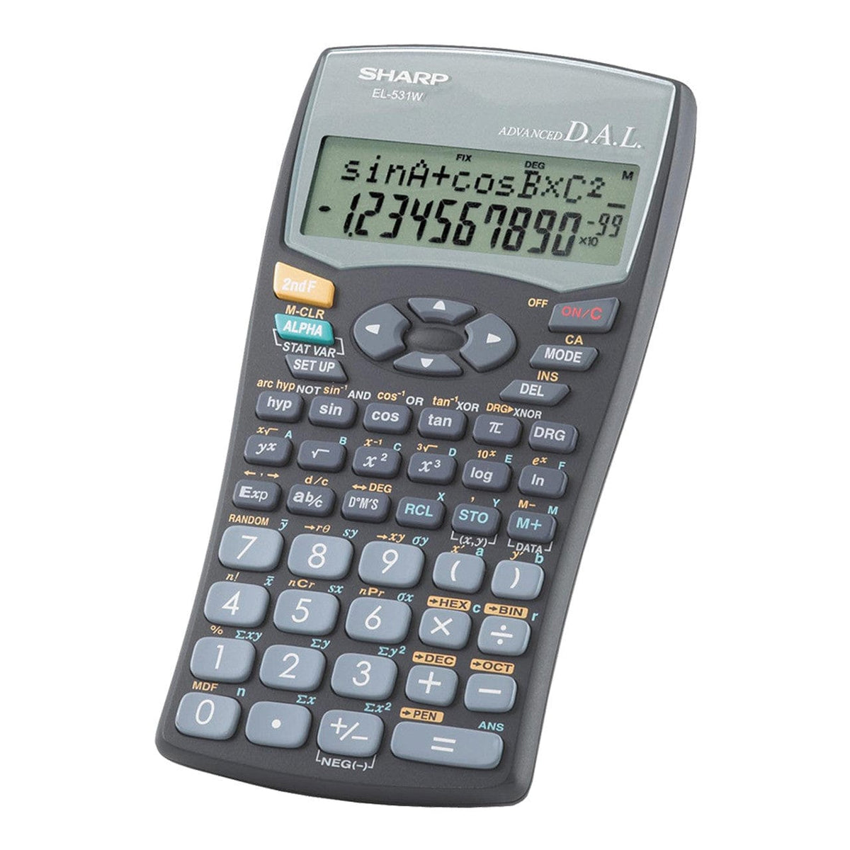 Sharp CALCULATOR Sharp EL531 WH-BK - Scientific Calculator (7209116467289)