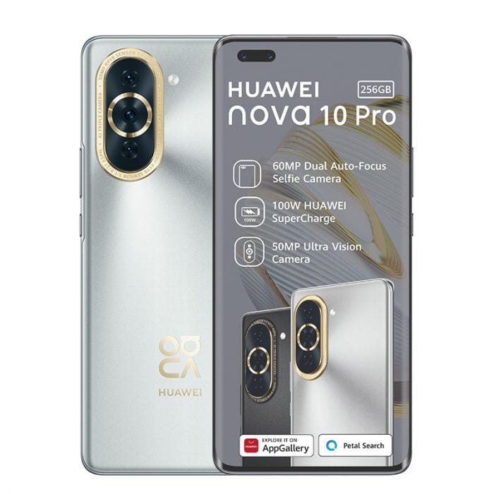 Huawei Huawei Nova 10 Pro 256GB Dual Sim - Silver (7166128816217)