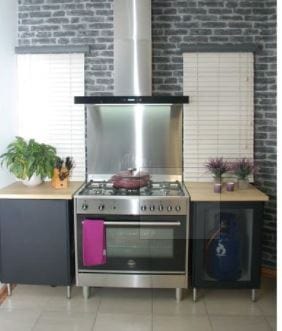 LA GERMANIA Gas Stove LA Germania 90cm Freestanding Stove 5 Gas Burner Hob with Electric Oven Stainless Steel RUS95C61LDXCI (6978533392473)