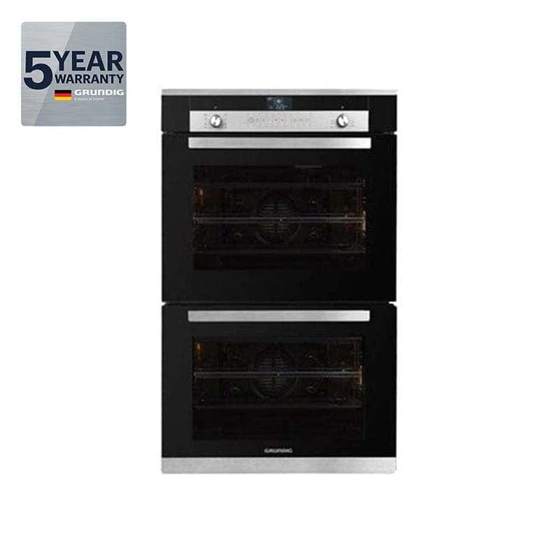 Grundig Oven Grundig 70cm Multifunction Double Oven GEDM36000B (6537057468505)