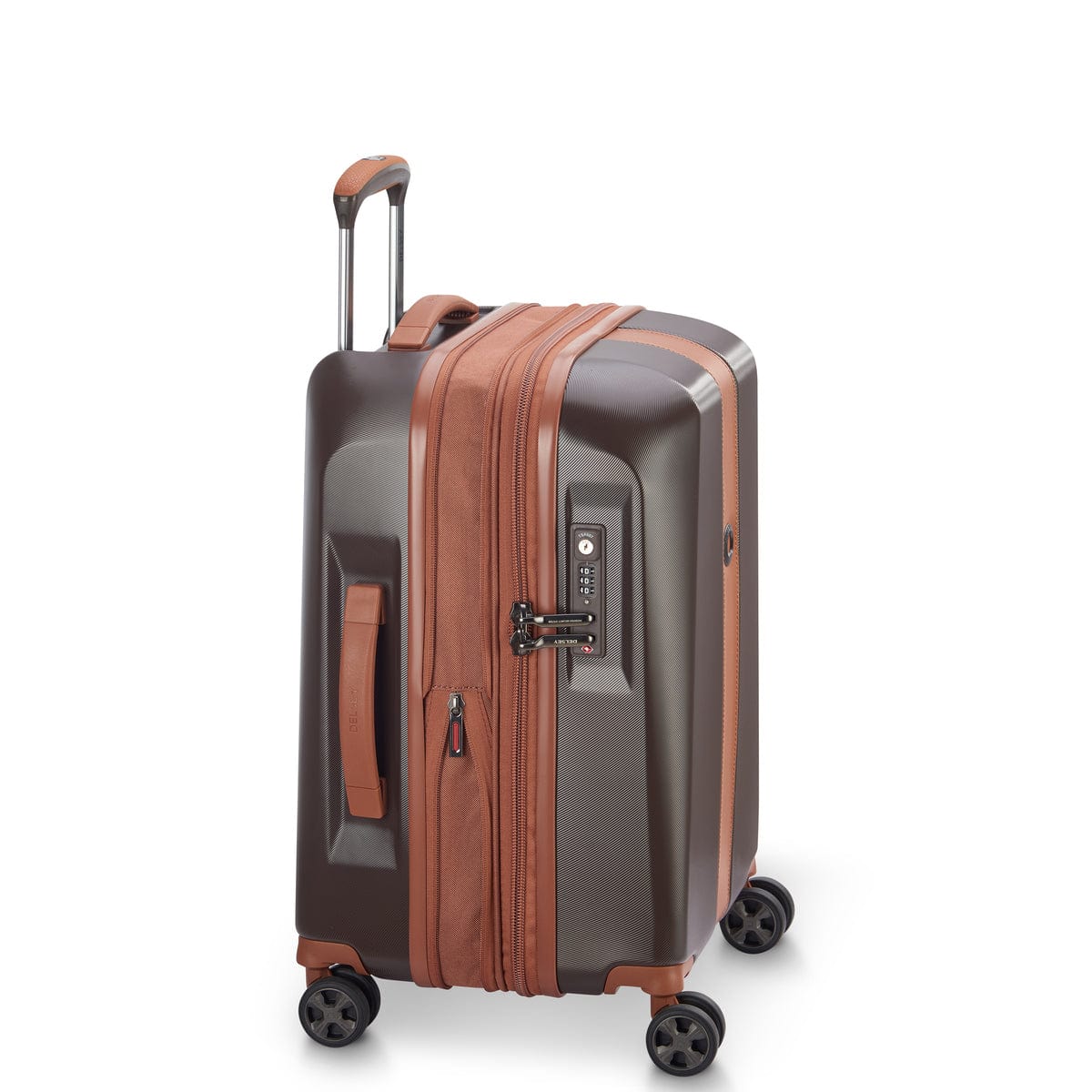 Delsey Luggage Delsey Promenade Trolley Suitcase 2.0 55Cm Chocolate (7222270754905)