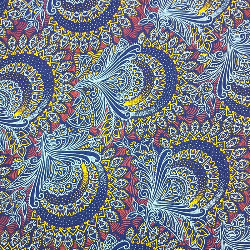 SHWE SHWE Dress Fabrics Three Cats Colour Way 491 Indigo H1296 (4737617264729)