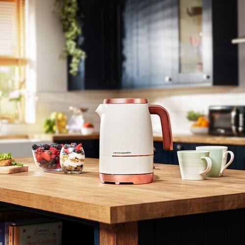 Beko TOASTER Beko Off White & Rose Gold Cosmopolis 1.7L Kettle & 4 Slice Toaster Set (7258138673241)