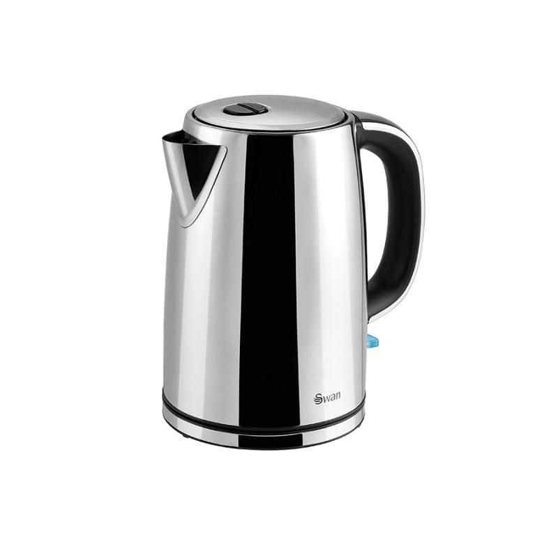 Swan TOASTER & KETTLE Swan Classic Polished Stainless Steel Cordless Kettle & 4 Slice Toaster SNR2P (7046081577049)
