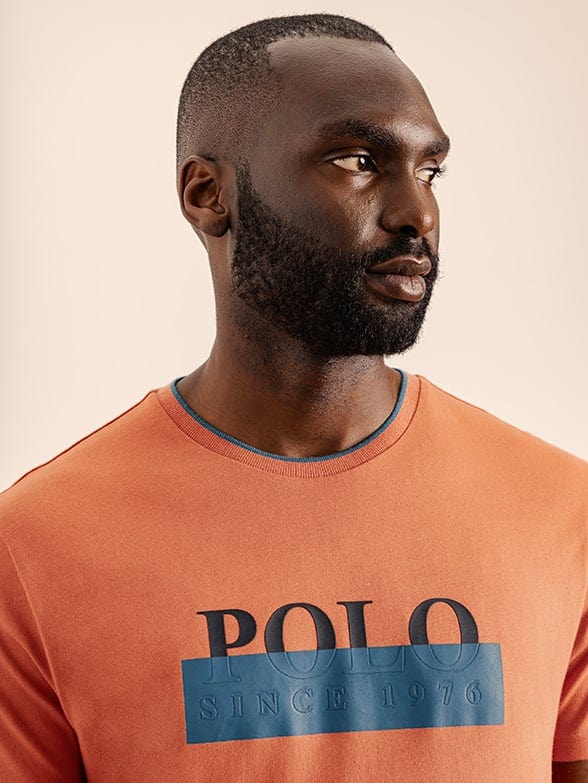 Polo T Shirt Polo Mens Printed Logo T-Shirt (7710181818457)