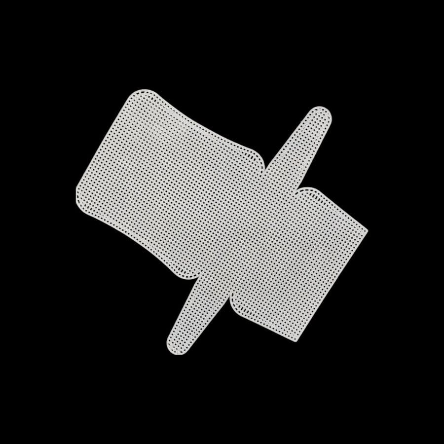 MHC WORLD Plastic Mat 17.5cm Plastic Mesh Canvas Bag Sheet