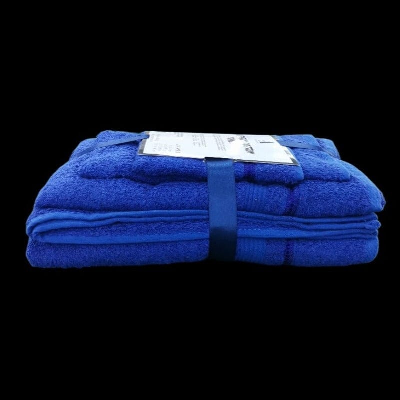 Egyptian Cotton TOWEL Pure 100% Cotton Towels Set 4 Piece Blue (7226180927577)