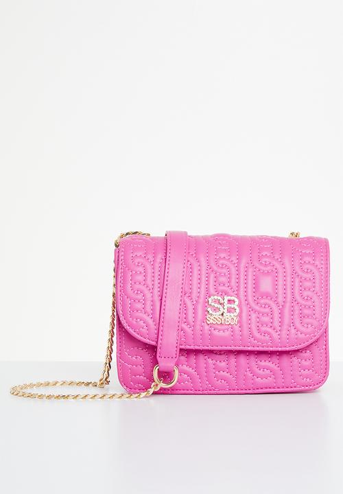 Sissy Boy Hand Bag SissyBoy  Ladies Buckle Crossbody Bag Pink (7290244759641)