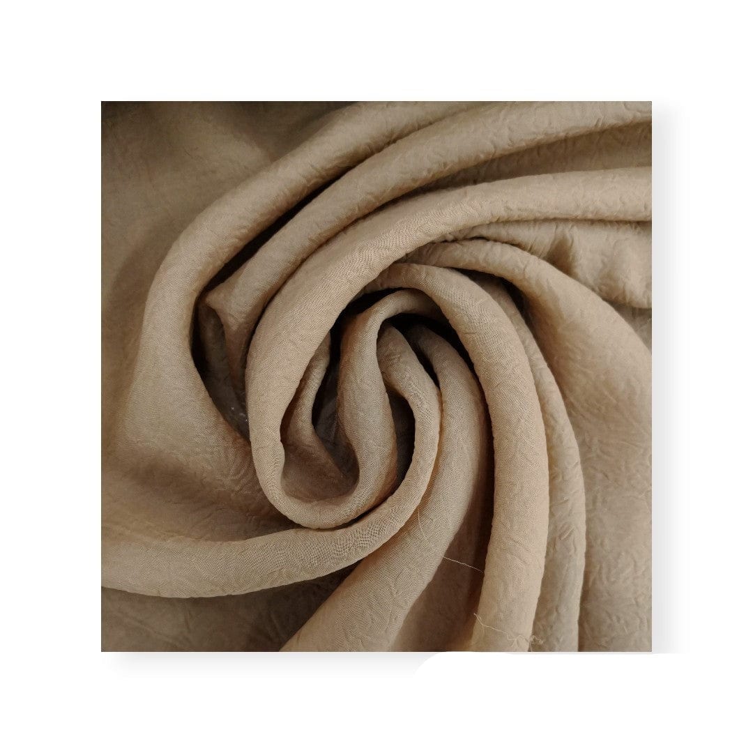 Unique Loom Lace & Voile Fabrics Crush Plain Voile Col 270cm (7478111600729)