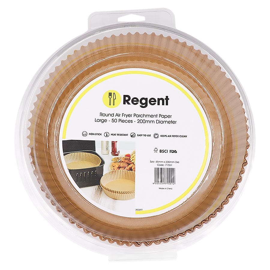 Regent AIR FRYER Regent Air Fryer Round Parchment Paper Liners 50 Piece 71551 (7578003013721)