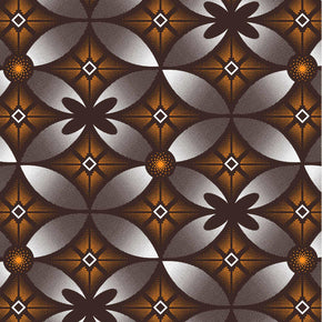 Original 3 Cats Fabric C/WO1 Brown 90cm