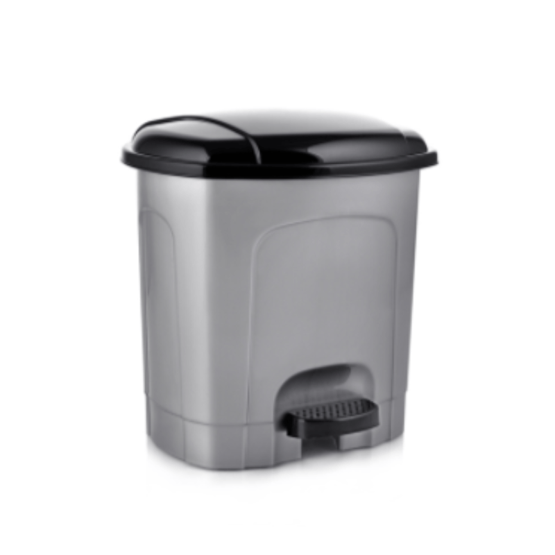 Hobby Life Decor Hobby Life Pedal Dustbin Silver/Black (4719320563801)