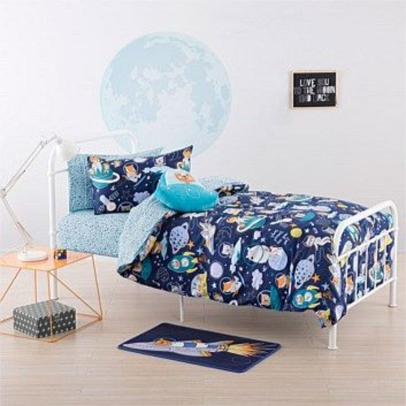 Linen House Duvet Cover 3/4 Linen House Zoom To The Moon Duvet Cover Set (4687463415897)