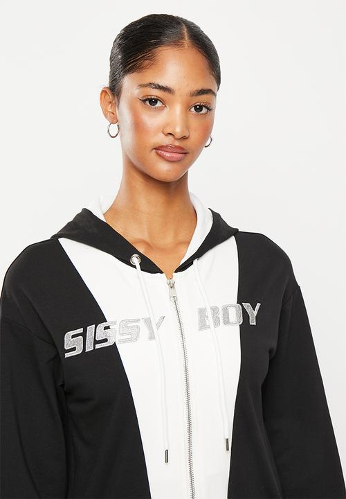 Sissy Boy Ladies Fashion Hooded Jacket Black (7311570829401)