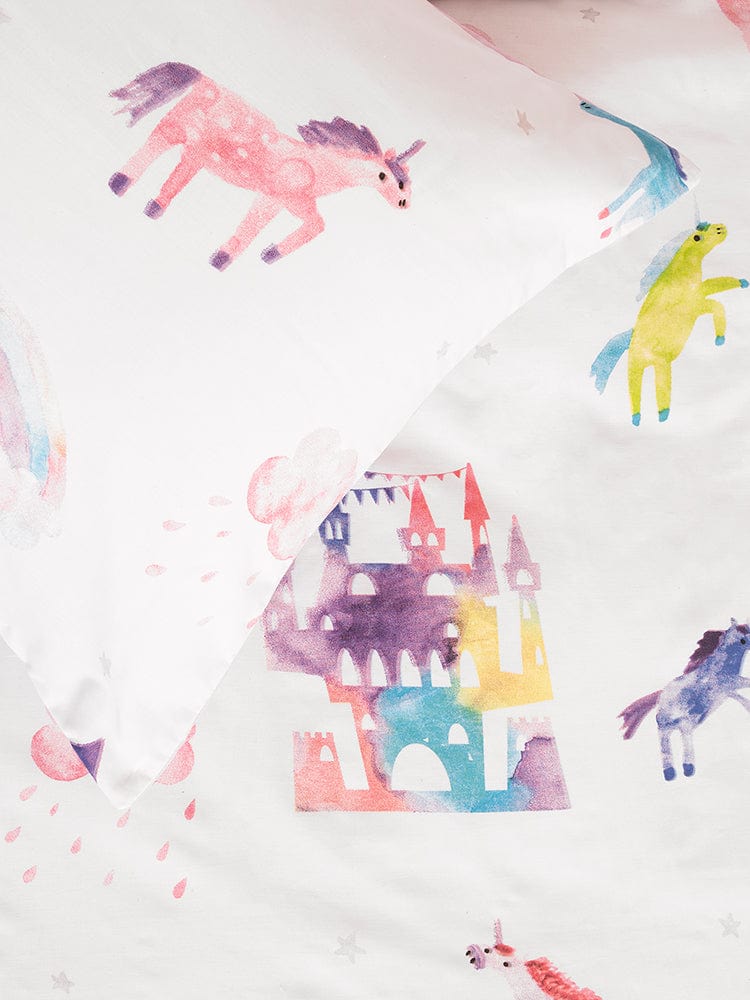 Linen House Duvet Cover Linen House Unicorn Castle Duvet Cover Set (7231381962841)