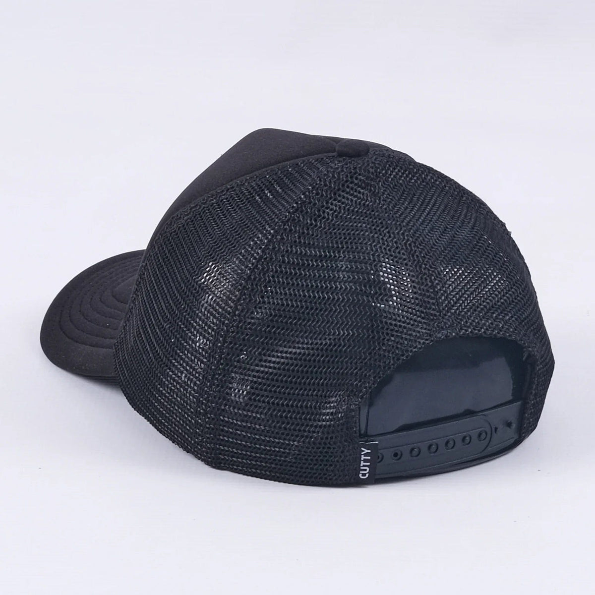 Cutty Caps Cutty Alder Trucker Hat Black (7781214355545)