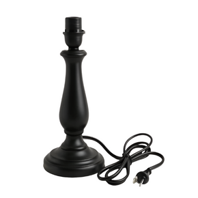 Heritage Side Table Lamp TL30 Shan Medium  Dark Brown