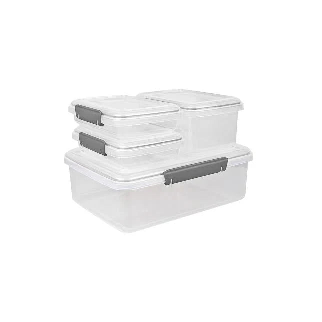 CH 4 Piece Rectangular Beta Clip Container Set CH1079.