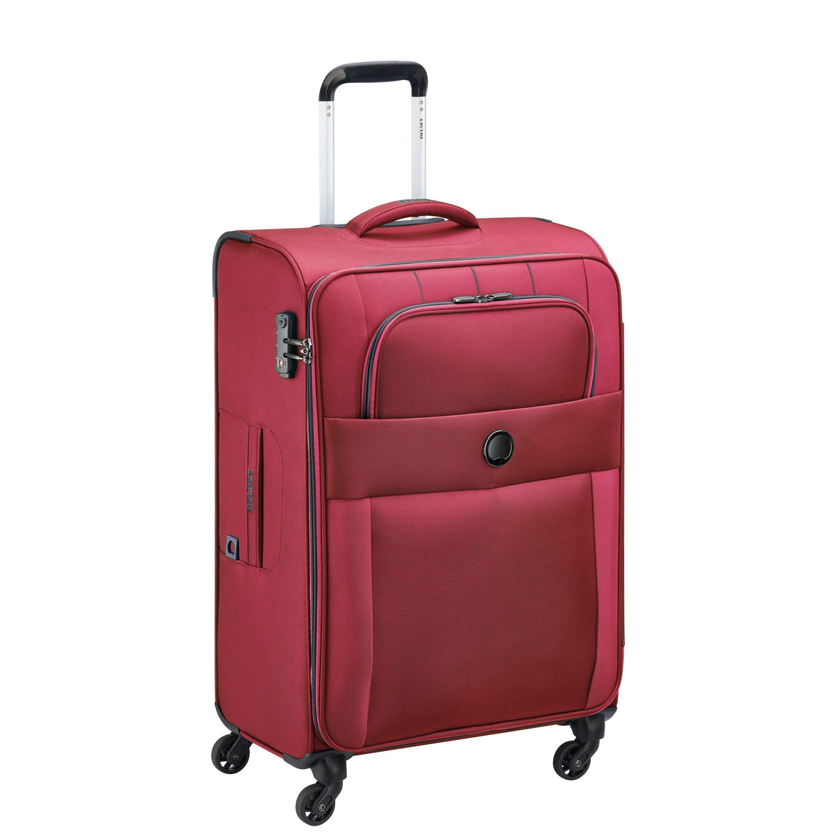 Delsey Luggage Delsey Cuzco Trolley Suitcase 68Cm Red (7222230843481)