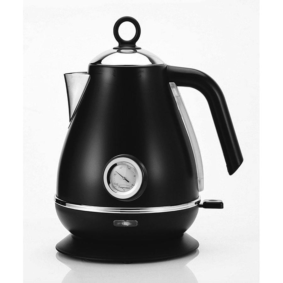 MILEX KETTLE Milex 2200W Seattle Matt Black Stainless Steel Cordless Kettle -1.7 Litre MCK003 (6561538637913)