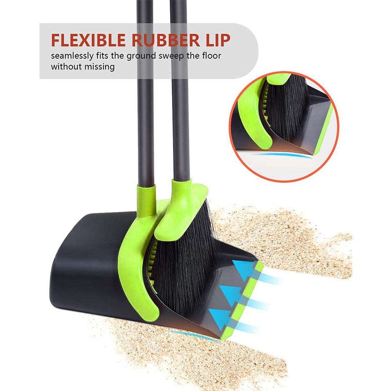 Floormax Dustpan With Broom FloorMax Broom & Dustpan with Self Cleaning Brush FBD001