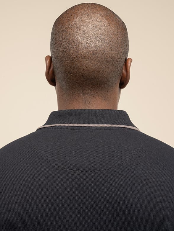 Polo Golfer Polo Long Sleeve Essential Pique Golfer Black (7683745677401)